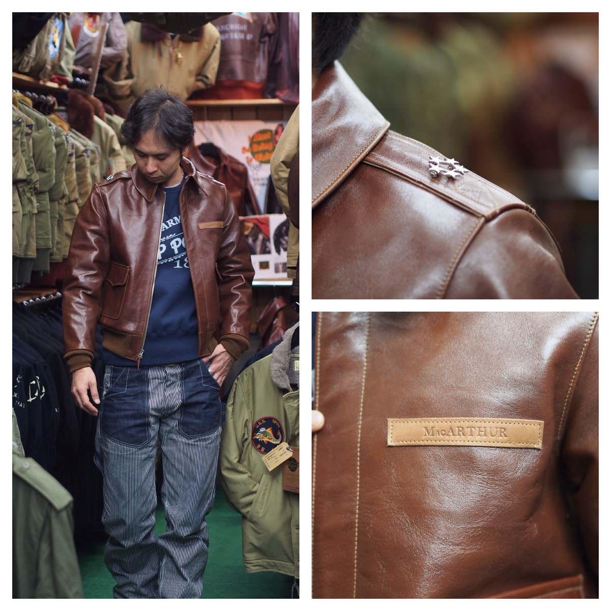 マッカーサーモデルのA-2 : Gパン屋サカイ