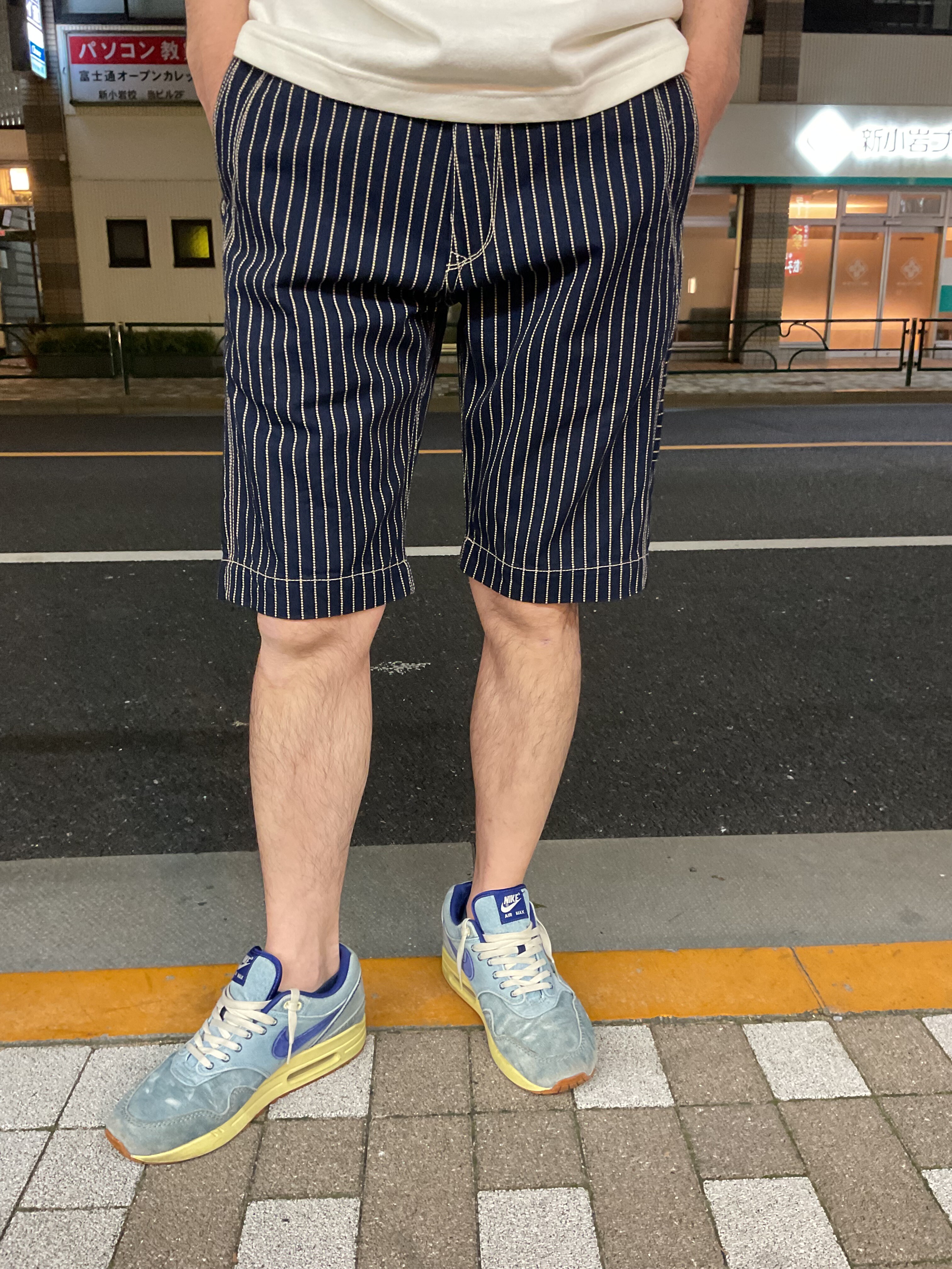 エイトジー！ウォバッシュストライプショートパンツ！！ : Gパン