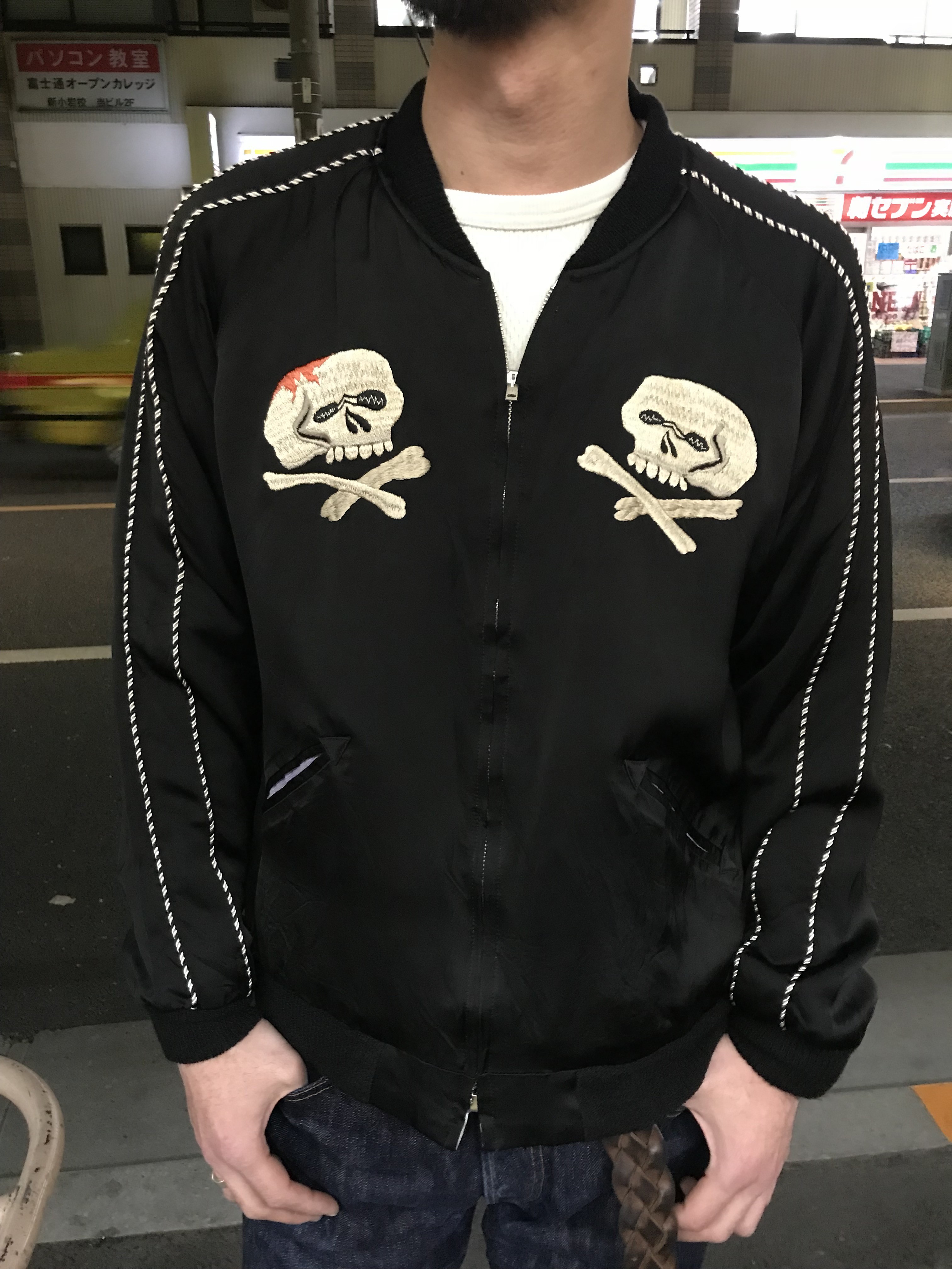 港商商会！スペシャルスカジャン“BLOODY SKULL×龍虎”！！ : Gパン屋サカイ