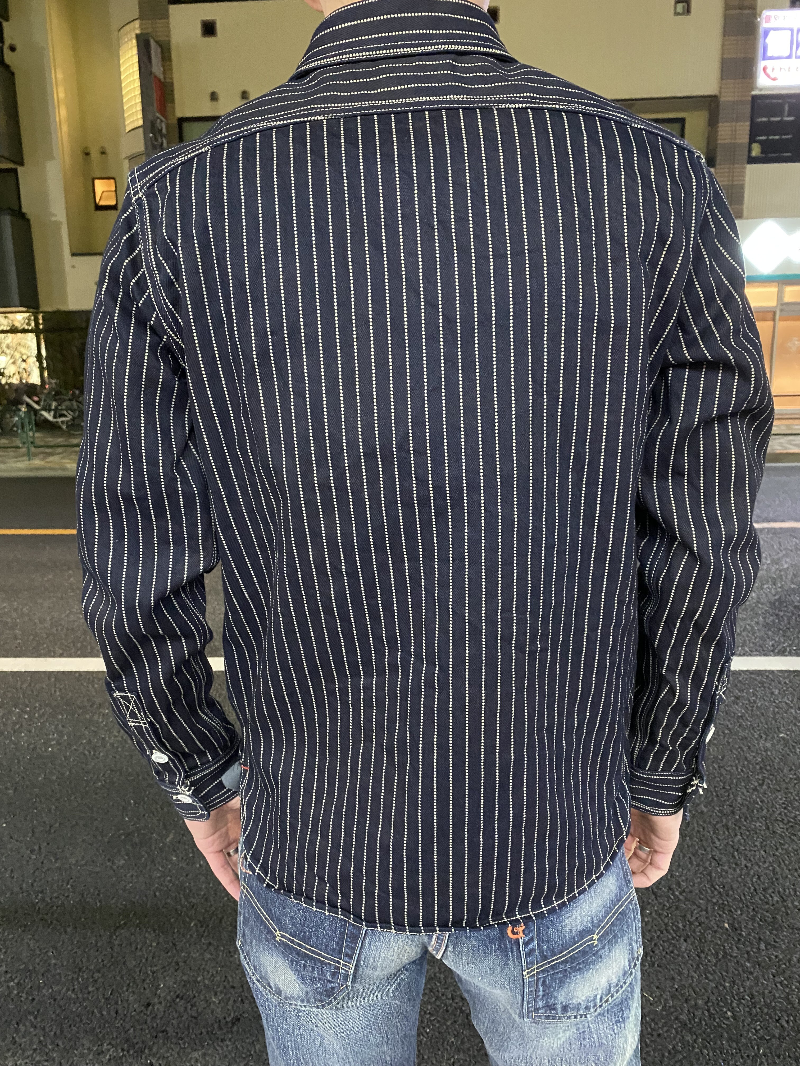 エイトジー！ウォバッシュストライプワークシャツ！！ : Gパン屋サカイ