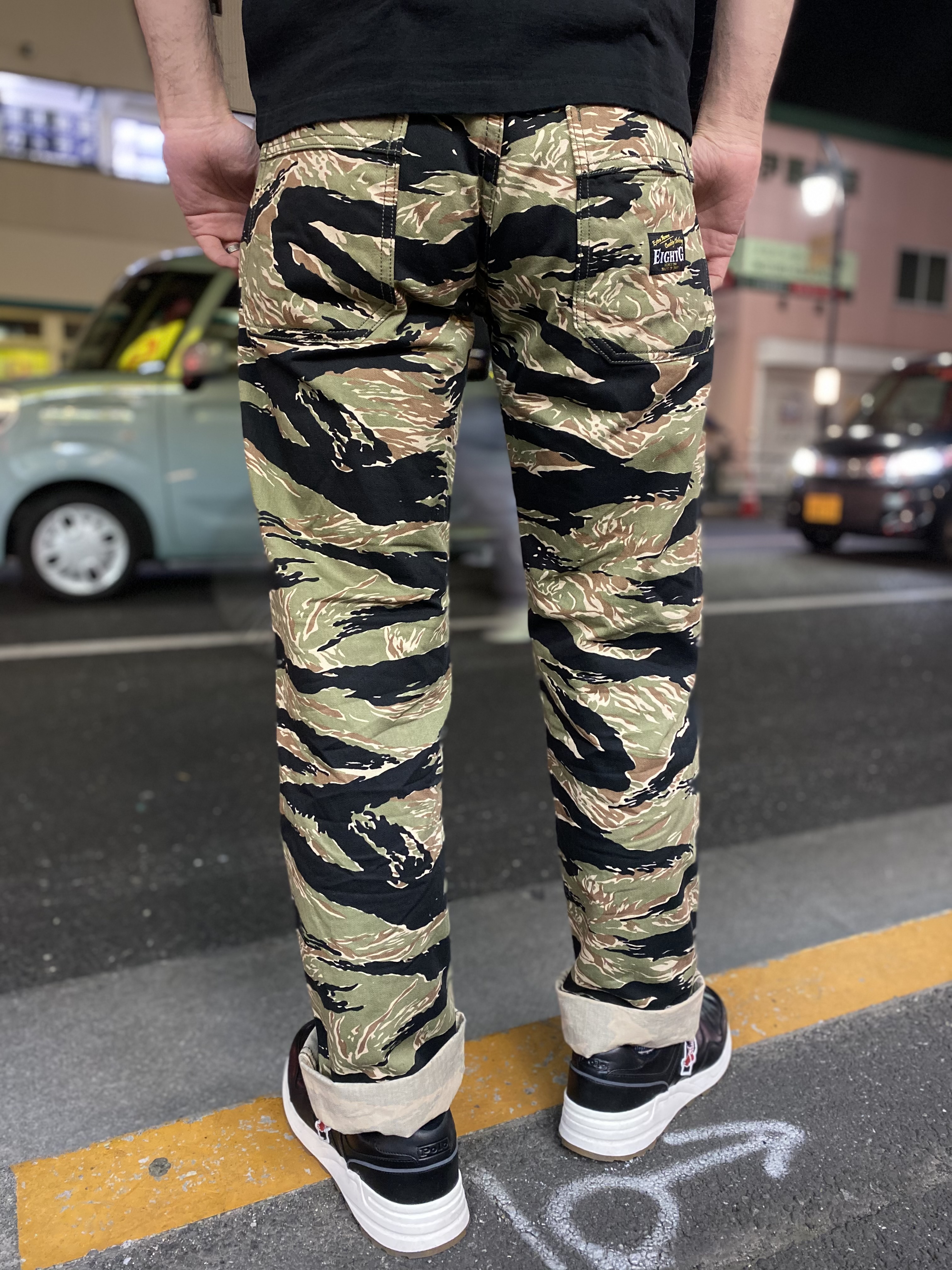 リアルマッコイズ MP22003 カーゴパンツ ブラックタイガーストライプ