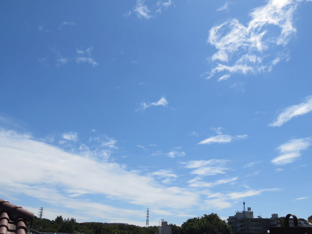 仲秋の風景 ５ 秋の雲 四季八景 壮快山ある記