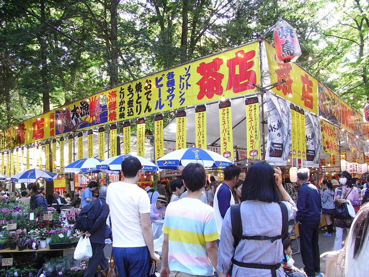 初夏の風景 ２ くらやみ祭 四季八景 壮快山ある記