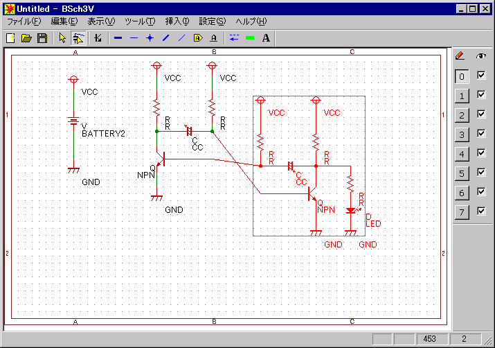 工学班 回路図エディタ Bsch3v を使ってみる ブツリブログ
