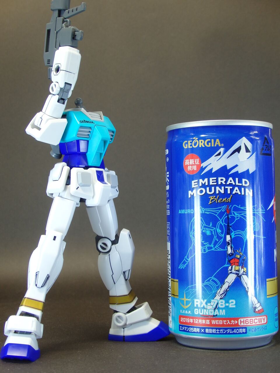 Original - HGUC 1/144 RX-78-2 ガンダム Ver. IA 機動戦士ガンダム ジョージアで当たれぇ! ジョージアオリジナルガンダムグッズがその場で当たるキャンペーン プラモデル(5058999) バンダイスピリッツ HGUC ガンダム Ver.GEORGIA レビュー : おもちゃの巣（玩具