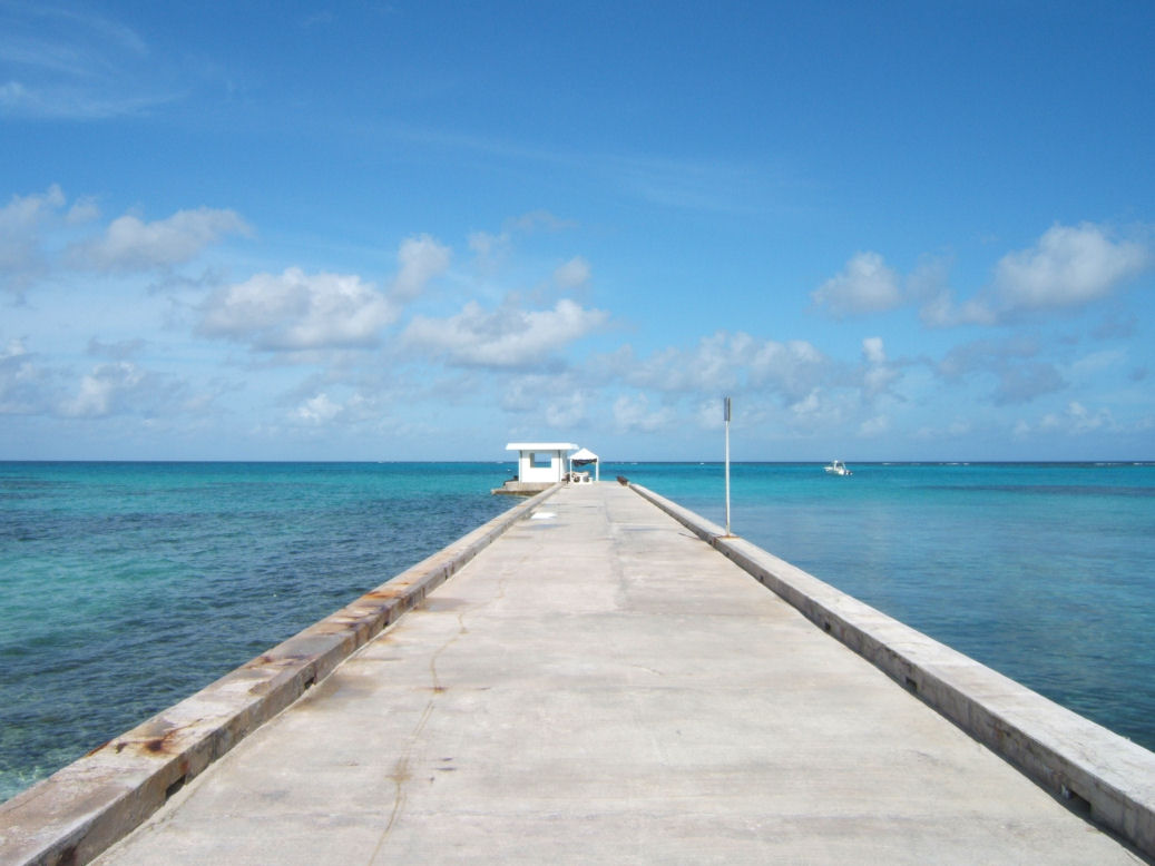 マニャガハ島の船着場 サイパン旅行記 06