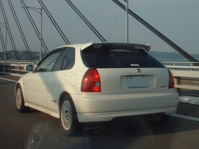 EK系シビックLEDテールライト クリア/ブラック2個セット