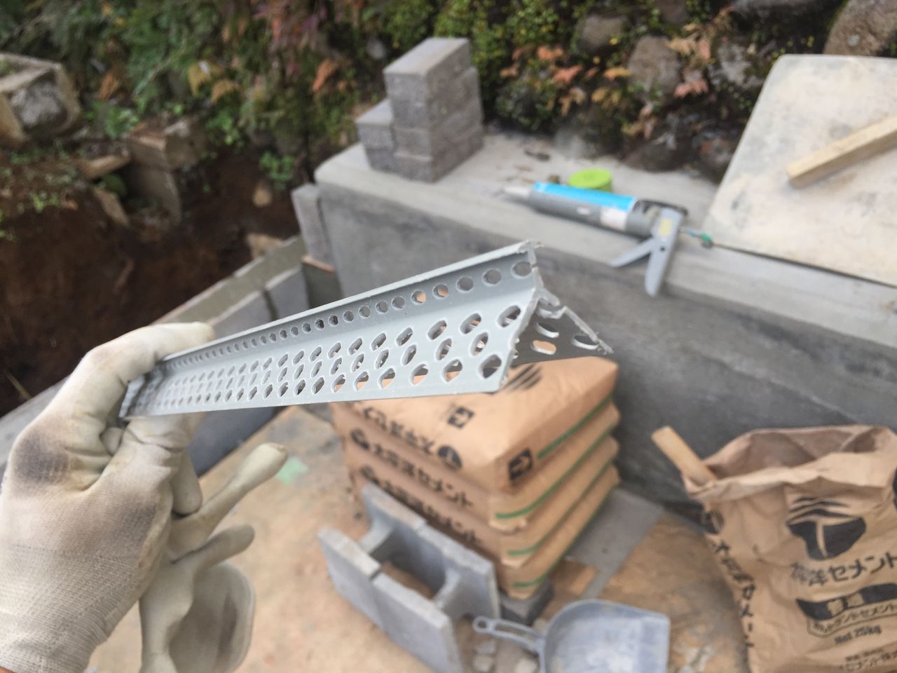 駐車場の型枠ブロック 階段工事 ブロック屋ほろさんのblog