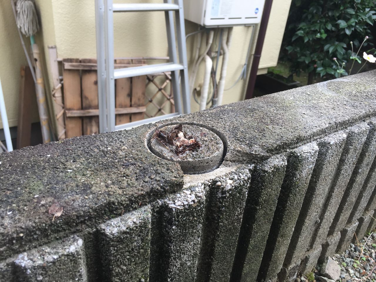 コアドリルの簡単設置排水システムを開発しました ㅂ و ブロック屋ほろさんのblog