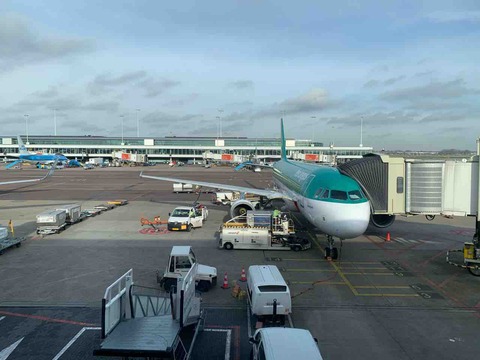 アイルランド🇮🇪ダブリンの旅①エアリンガスで首都ダブリンへ