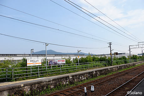 飯田線・野田城駅2番線