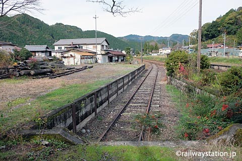 大矢駅、側線ホーム(跡?)