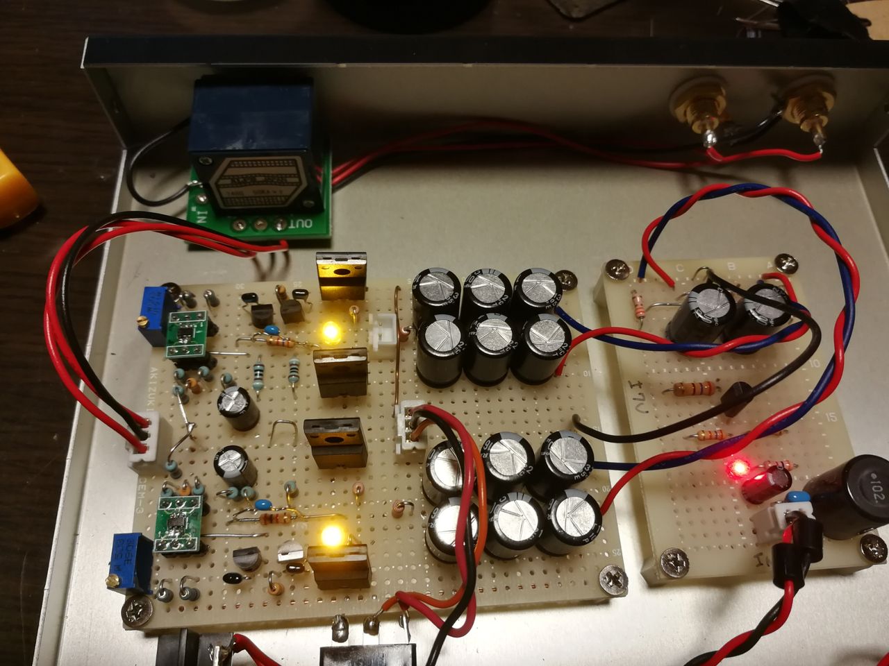 FET/Tr差動ヘッドホンアンプ Version 4 : 電子工作実験室 FET/Tr差動ヘッドホンアンプ Version 4 : 電子工作実験室