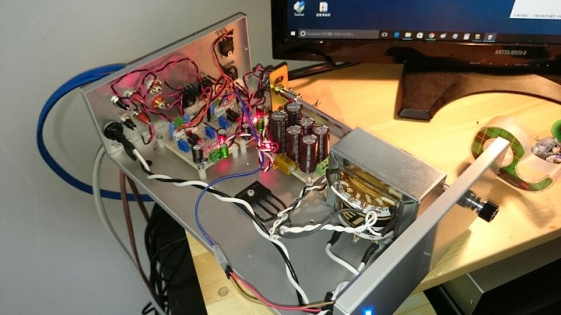 六田式トランジスタアンプの自作 Muda Power Amplifier : 電子工作実験室