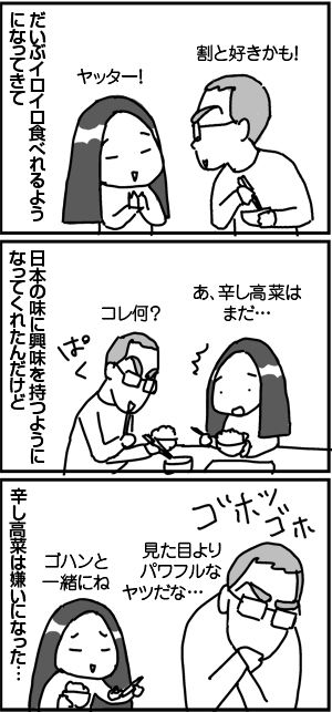 $4コマ漫画 - 英国紳士と国際結婚@ロンドン