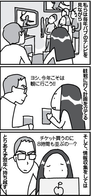 $4コマ漫画 - 英国紳士と国際結婚@ロンドン