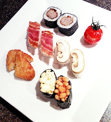 English Breakfast Sushi