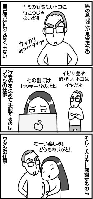 $4コマ漫画 - 英国紳士と国際結婚@ロンドン