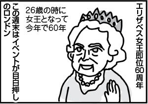 $4コマ漫画 - 英国紳士と国際結婚@ロンドン