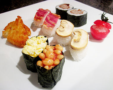 English Breakfast Sushi