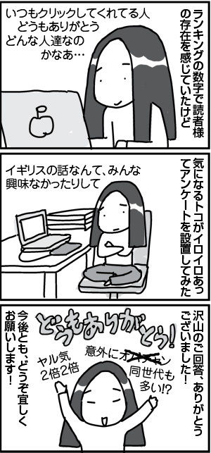 $4コマ漫画 - 英国紳士と国際結婚@ロンドン
