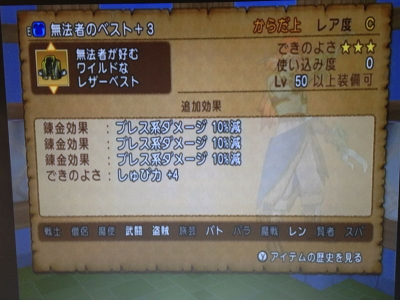 無法者のベスト ズボン 3 ドラクエ10 アストルティア最強剣士を目指すブログ ドラクエ10