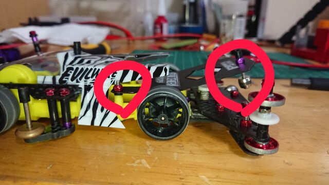 ミニ四駆 パーツ ボックス まとめ 模型 車 カー Car カスタマイズ ミニ四駆セット パーツ＆収納ボックス付き - メルカリ
