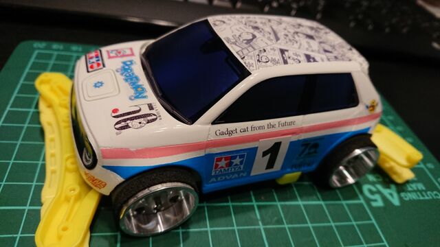 ミニ四駆 ドラえもんカー完成 サブカル ダディ ガッテム日記