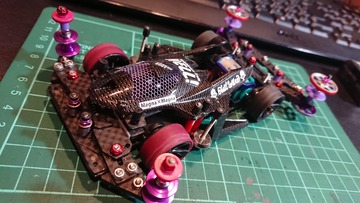 ミニ四駆】VZシャーシ新造！➃ダブルバネスラダン製作開始 : サブカル