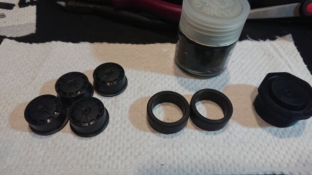 カリメロ　オーダー　ミニ四駆　ペラタイヤ　貫通接着済 カリメロ オーダー ミニ四駆 ペラタイヤ 貫通接着済 ザキ様専用