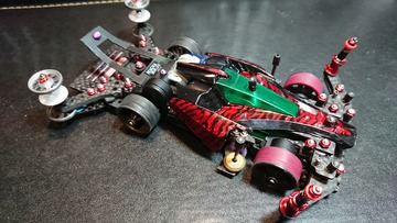 ミニ四駆　CNCフライス加工　一軸スライドダンパー　純正カーボン ミニ四駆 CNCフライス加工 一軸スライドダンパー 純正カーボン