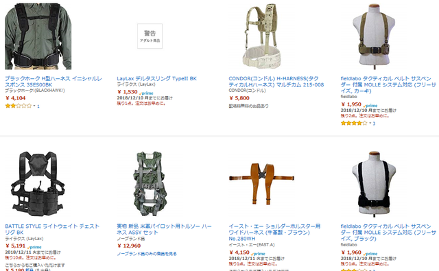 12月のお買い物レビュー ～初のTT製品・ショルダーハーネス