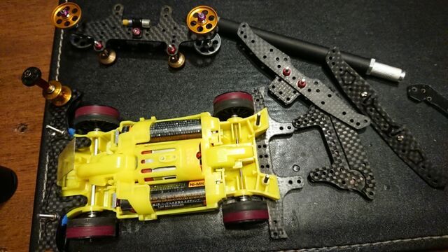 ミニ四駆】MAシャーシに2軸アンカーを製作！ : サブカル”ダディ
