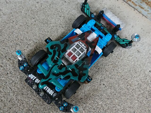 ミニ四駆】サブ機は君に決めた！軽量MSフレキ製作⑤毒ガエル