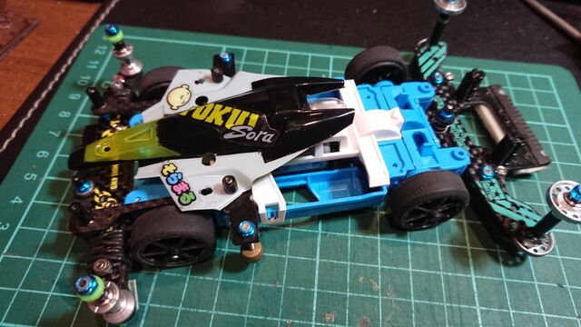 ミニ四駆】サブ機は君に決めた！軽量MSフレキ製作➁ピボット実戦