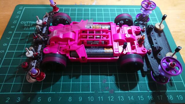 ミニ四駆】簡単！手間いらずで新シャーシに提灯製作