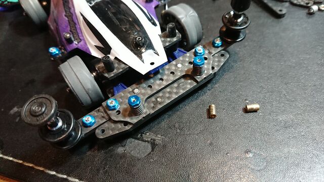 ミニ四駆】メインVZ”リバーススラダン”を製作➃AT軸のマル秘加工