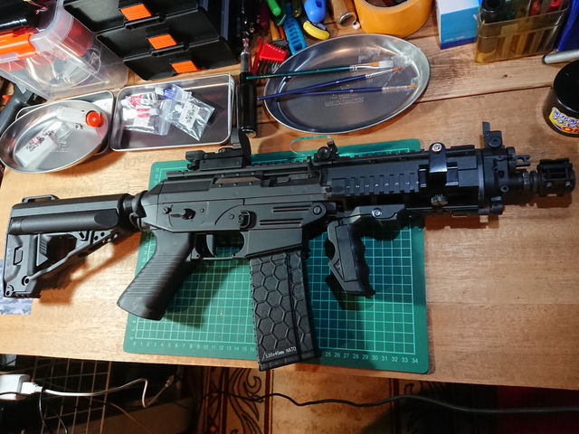 KING ARMS SIG556】分解＆内部メンテナンス : サブカル”ダディ