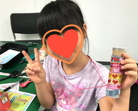 18-マステの上にキラキラシールを乗せてくれました!