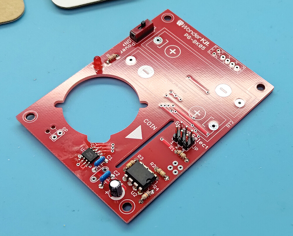 電工女子、WonderKitで工作します！(第37弾:音が鳴る貯金箱Lite