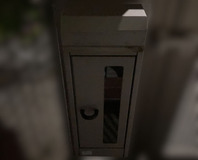 扉を締めた時