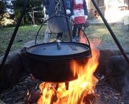 焚き火.ダッチオーブン