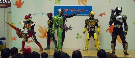 20120429 平成ライダーショー 5人のライダー