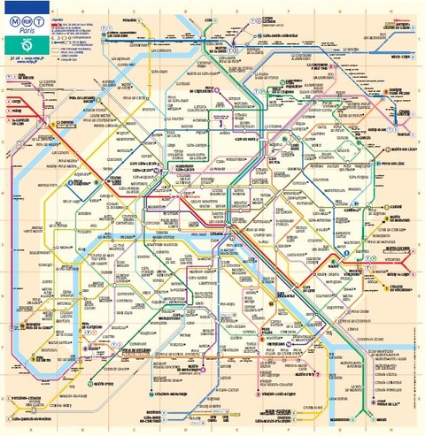 elle と riki の旅行情報 : 絶景のヨーロッパ（16）パリの地下鉄[2]2号線