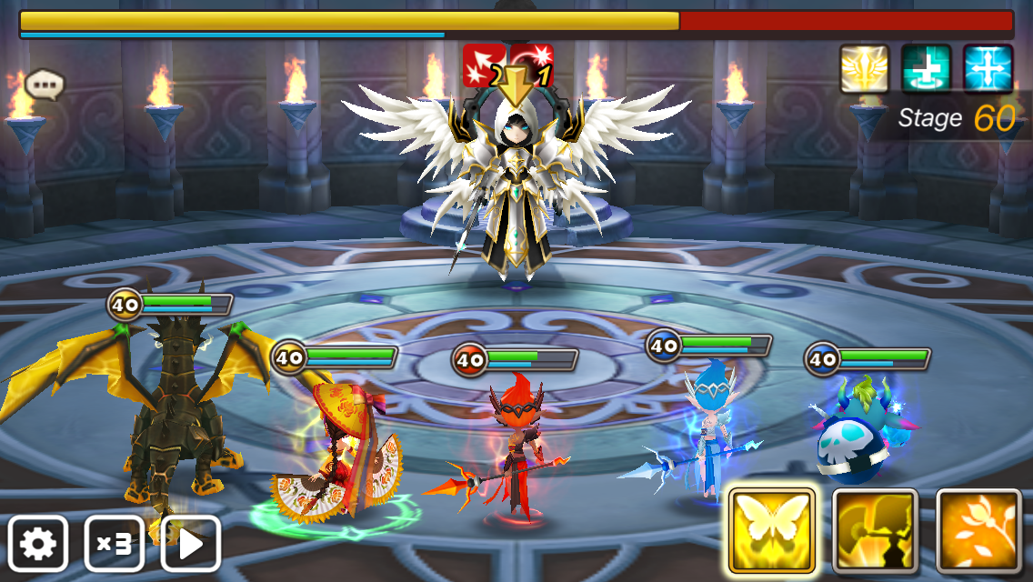 タワーハード 光アークと風猿とかの所 エルノアのサマナーブログ