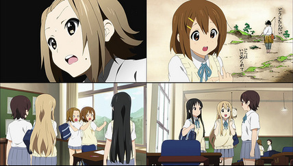 けいおん!!8話 唯と律の不安な将来
