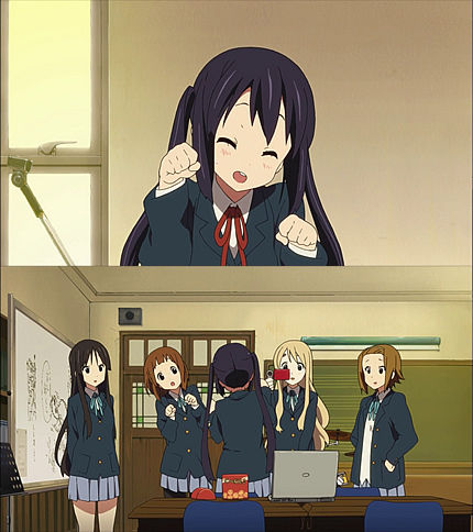 けいおん!!25話 軽音部へようこそにゃん!