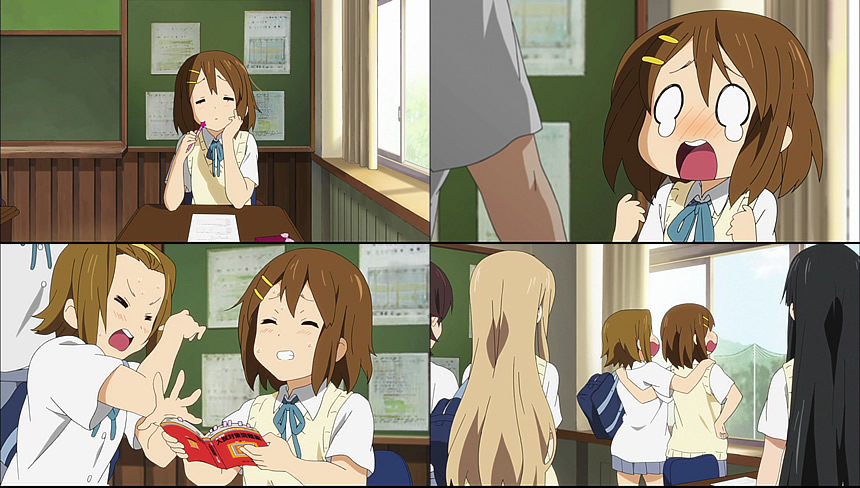 けいおん 8話 小学生の秋山澪が可愛いくて うさぎとかめ な進路調査 アニメレビューブログ アニろぐ