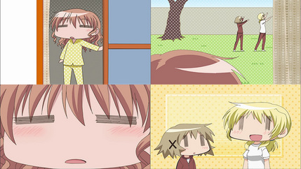 ひだまりスケッチほしみっつ4話 朝に弱いヒロ