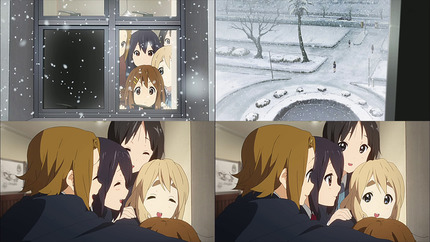 けいおん!!22話 雪とみんなの笑顔